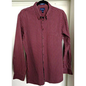 Paul Fredrick Shirt Long Sleeve Button Up Collared